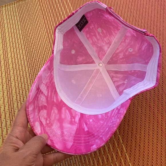 Brand New Tie Dye baseball cap, Fuschia, velcro strap - Picture 4 of 8